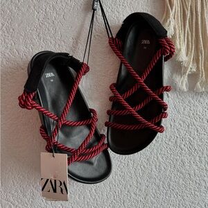Zara Sandals Sz 10